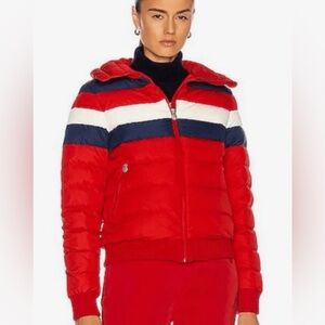 Perfect Moment Red, White, and Blue Women's Puffer Jacket